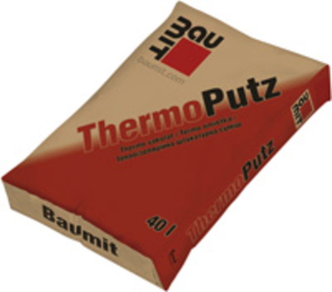 Baumit ThermoPutz  hőszigetelő alapvakolat 40 l / 1 RAKLAP.