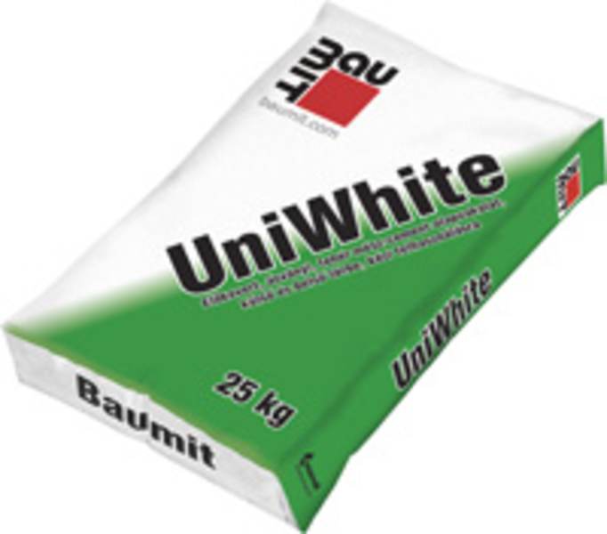 Baumit UniWhite univerzális, fehér színű alapvakolat 25 kg